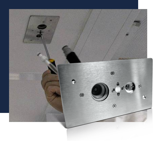 PASport port installed in ceiling