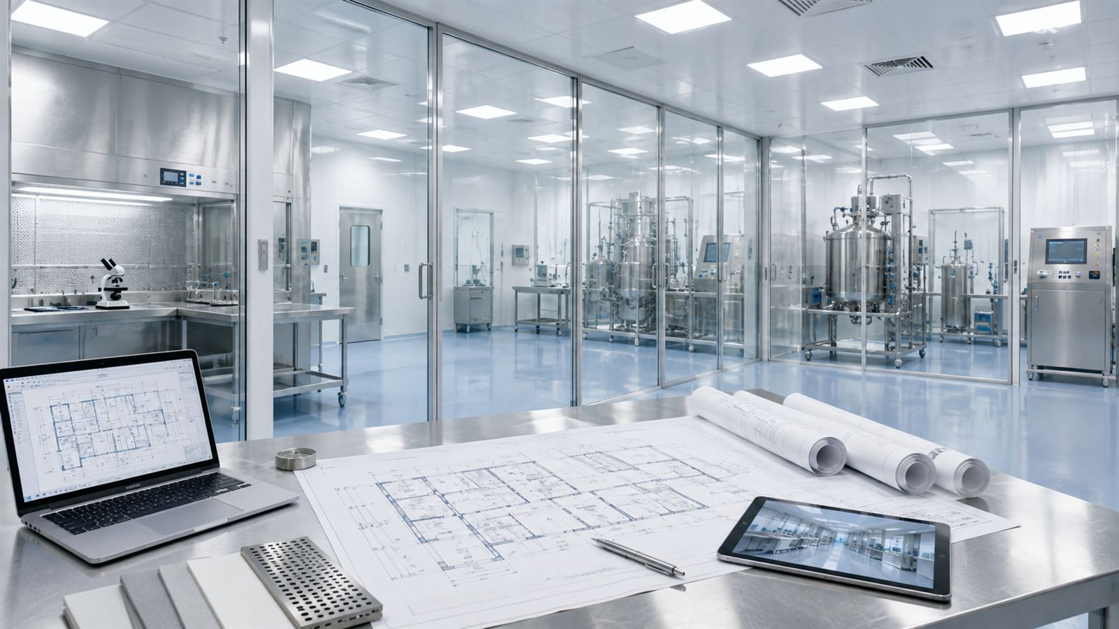 Cleanroom design drawings